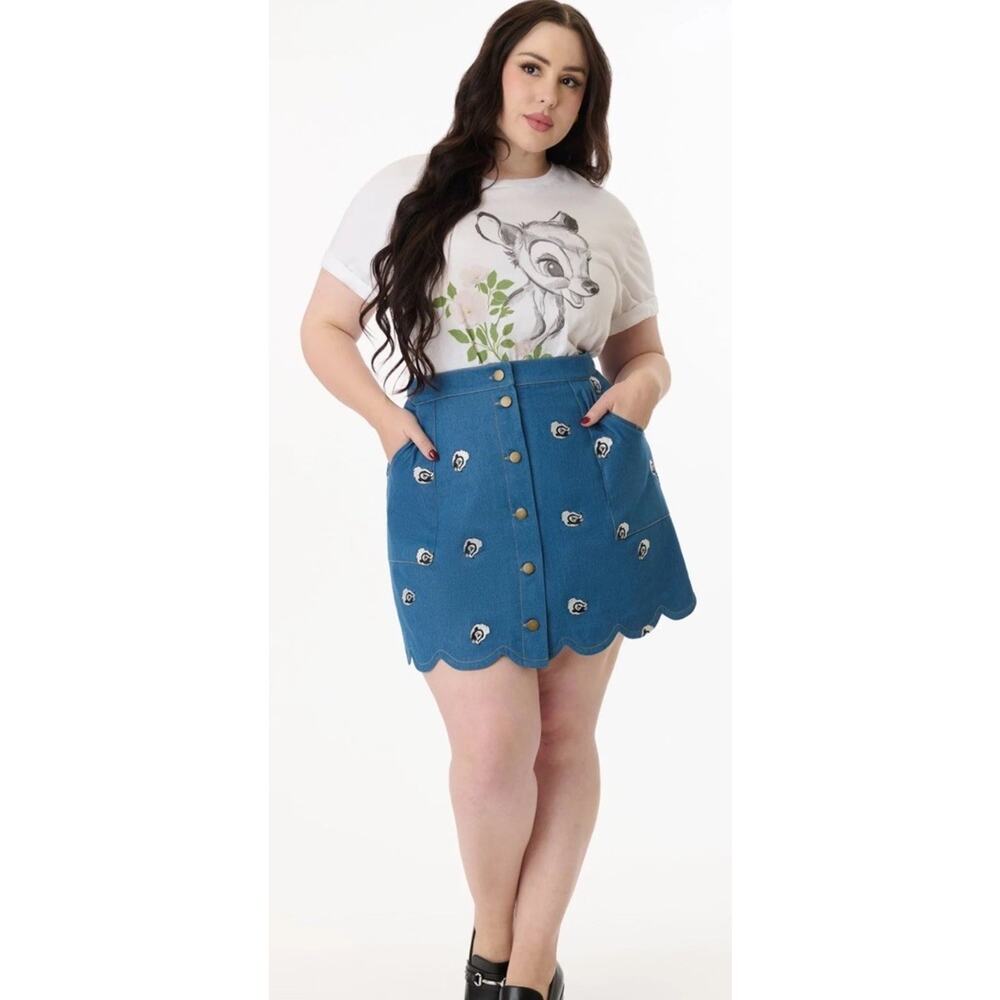Unique Vintage X Disney Bambi Skirt-1X/16-NWT